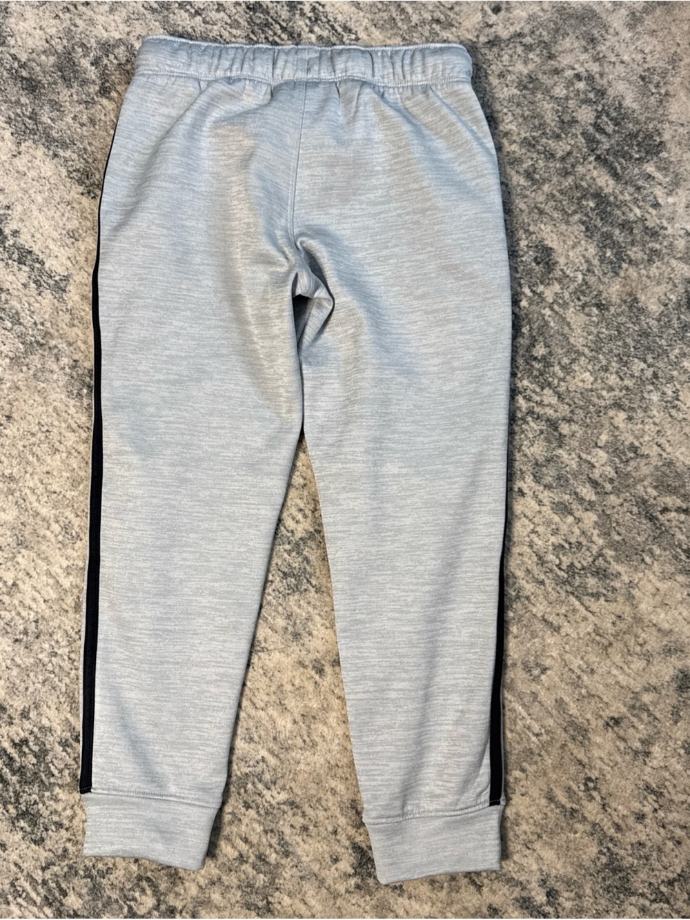 Under Armour Kids Light Gray XS Joggers with Black Logo - Picture 3 of 3